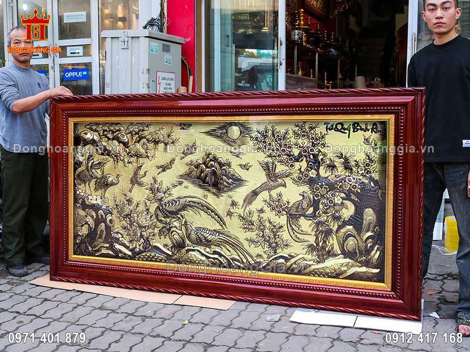 Đồng Hoàng Gia là địa chỉ chế tác tranh tứ quý bình an uy tín